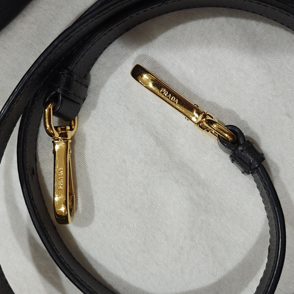 Prada Black Nylon And Leather Satchel Bag - Picture 11 of 17